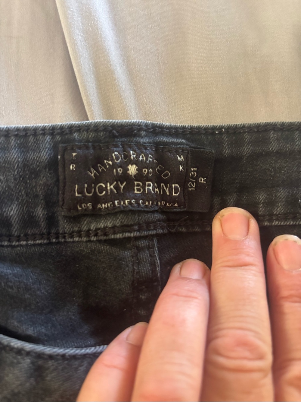 Women’s Dark Gray Bootcut Jeans - Picture 5 of 5